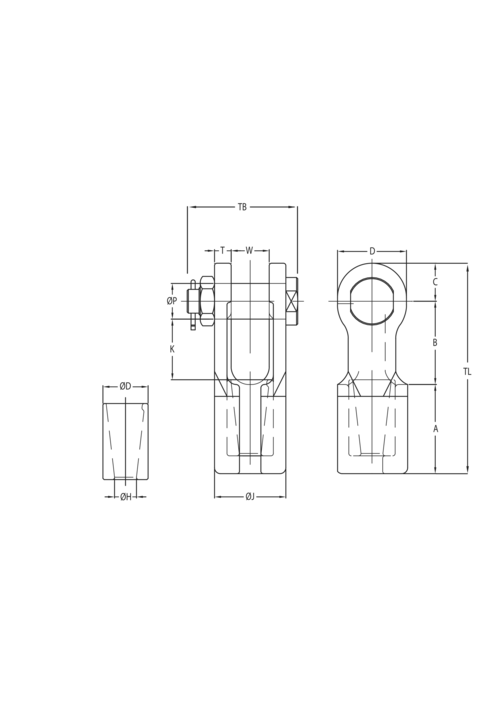 Croquis TERMINAL FCS con tuerca