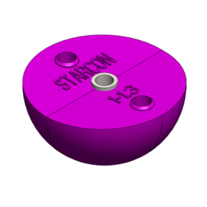 Anclaje de encofrado con Rosca interior Starcon violeta 1-1.3