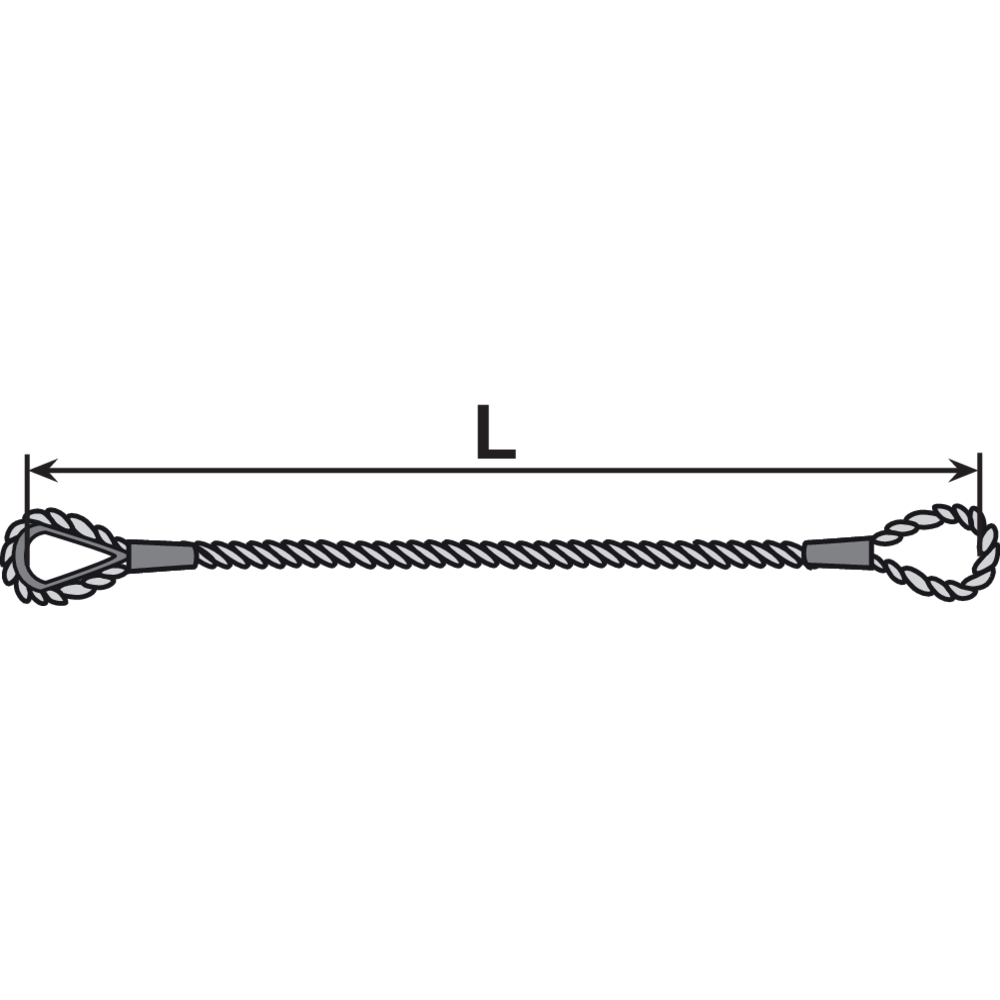 Eslinga cable de acero Modelo 2