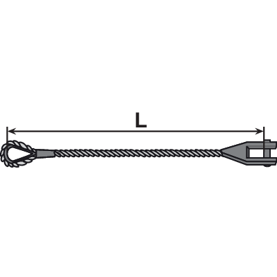 Eslinga cable de acero Modelo 6